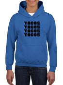 Tacos Love Hoodie -SmartPrintsInk Designs
