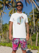 Hawaiian Woman With Ukelele T-shirt -SmartPrintsInk Designs