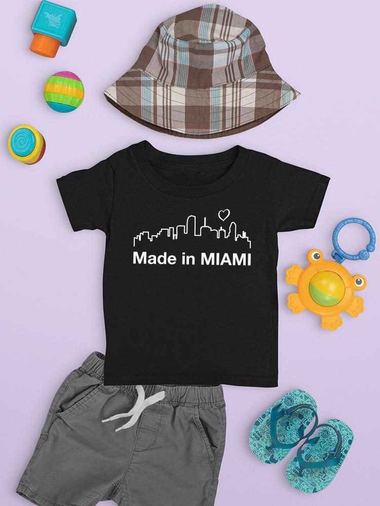 Made In Miami Landscape T-shirt -SmartPrintsInk Designs