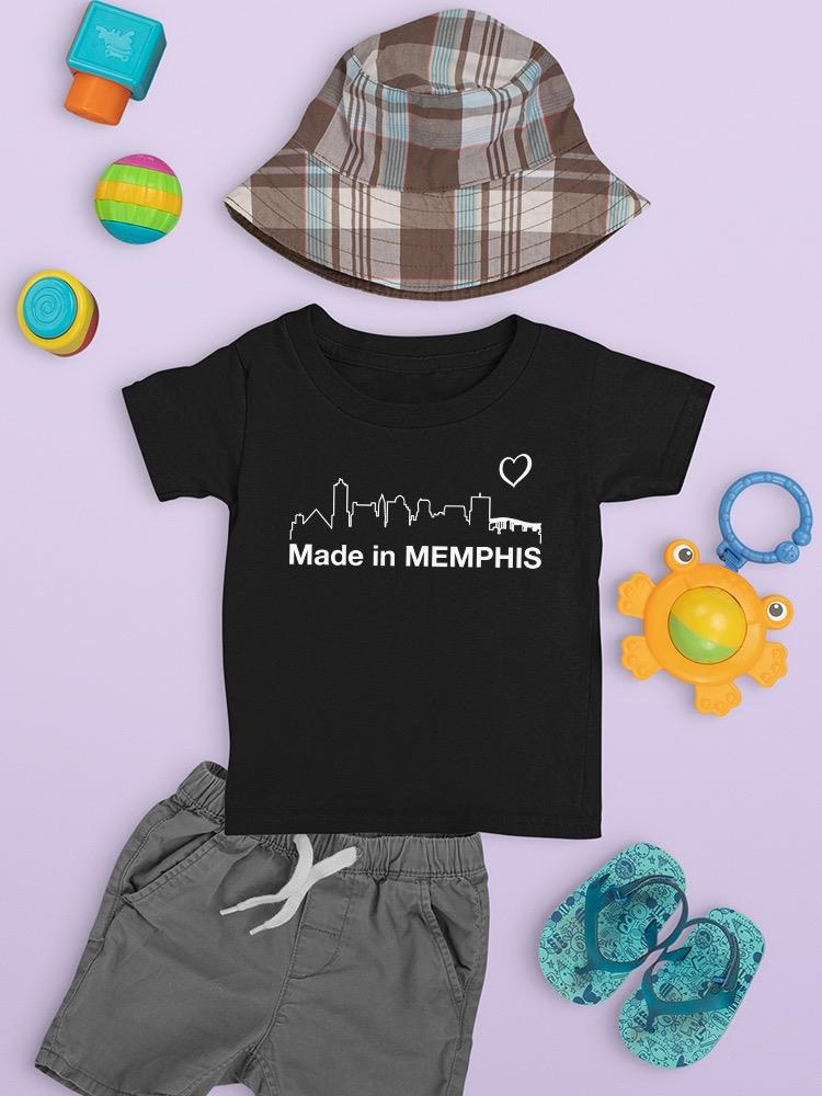 Made In Memphis Landscape T-shirt -SmartPrintsInk Designs