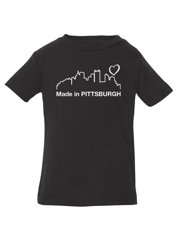 Made In Pittsburgh Landscape T-shirt -SmartPrintsInk Designs