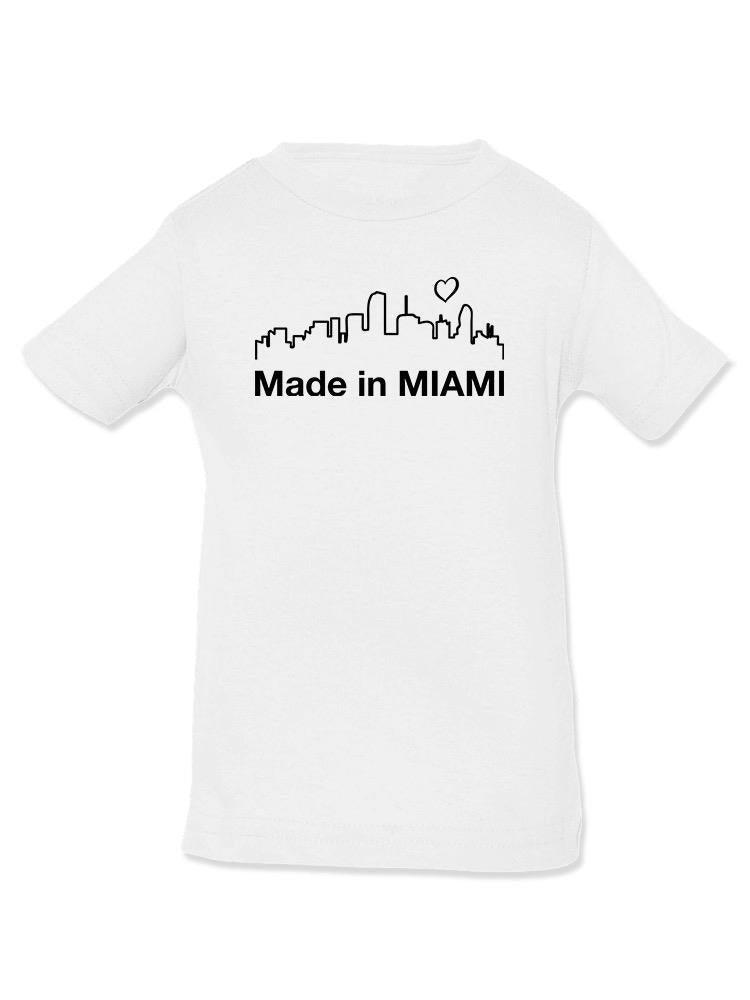 Made In Miami Landscape. T-shirt -SmartPrintsInk Designs