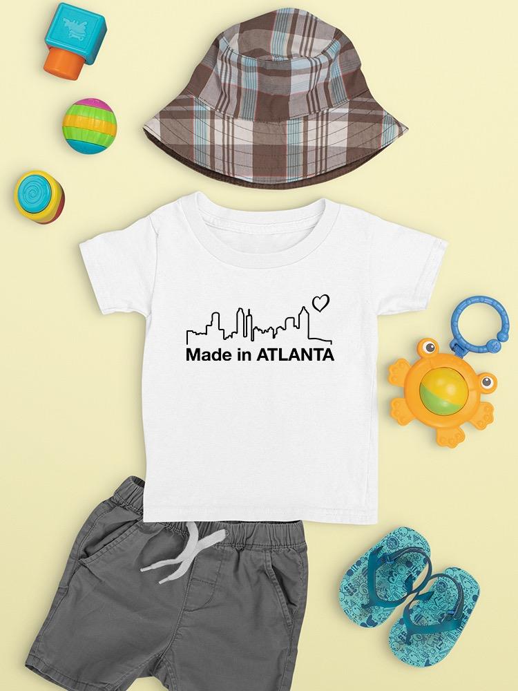 Made In Atlanta Landscape. T-shirt -SmartPrintsInk Designs