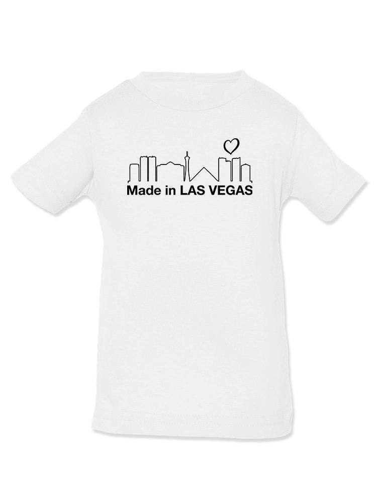 Made In Las Vegas Landscape. T-shirt -SmartPrintsInk Designs