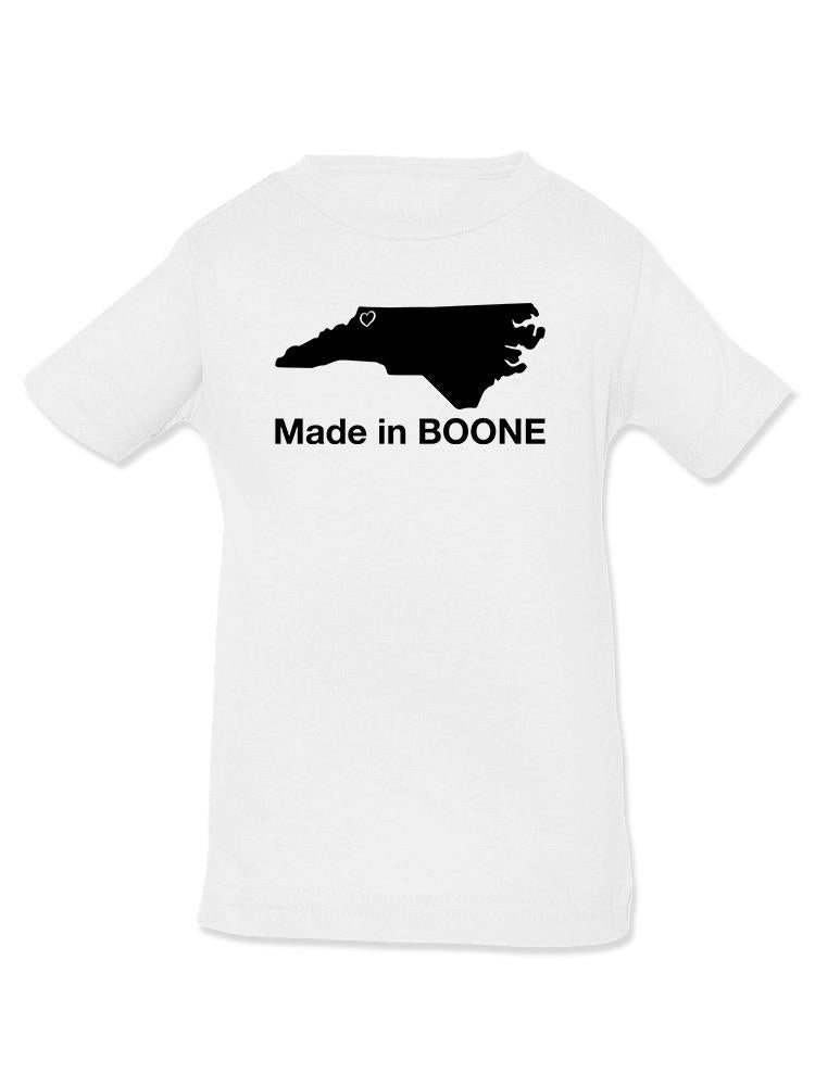 Made In Boone, Map T-shirt -SmartPrintsInk Designs