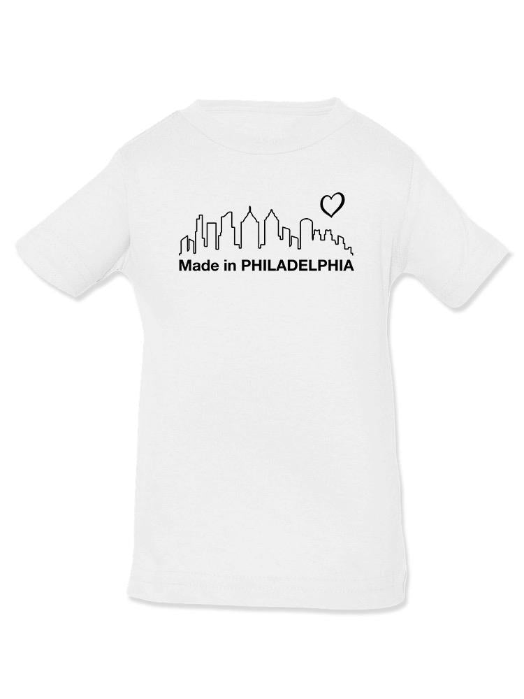 Made In Philadelphia Landscape. T-shirt -SmartPrintsInk Designs