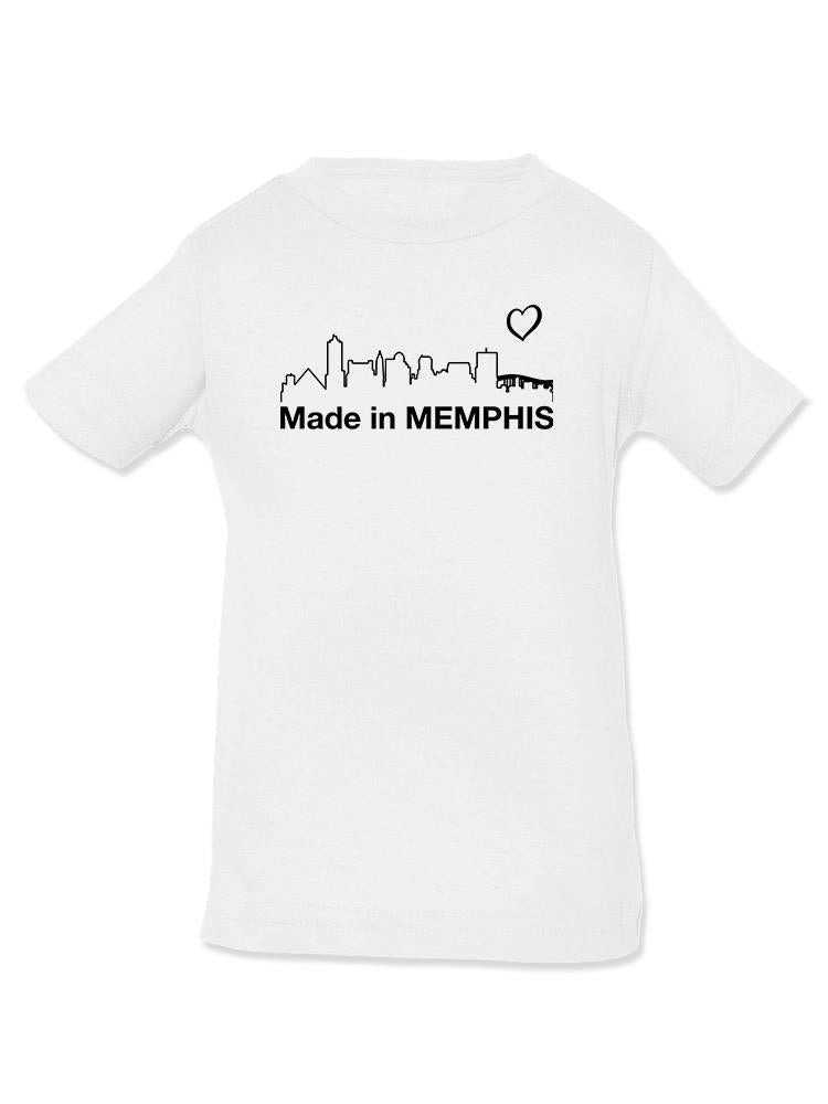 Made In Memphis. Landscape T-shirt -SmartPrintsInk Designs