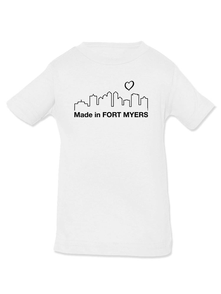 Made In Fort Myers. Landscape T-shirt -SmartPrintsInk Designs