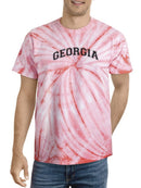 Georgia Tie Dye Tee -SmartPrintsInk Designs