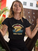 Girl Who Los Tacos T-shirt -SmartPrintsInk Designs