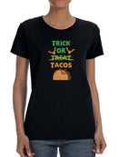 Trick Or... Tacos T-shirt -SmartPrintsInk Designs