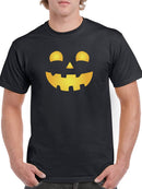 Halloween Pumpkin Smile T-shirt -SmartPrintsInk Designs