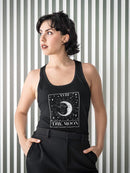 The Moon Card Racerback Tank -SmartPrintsInk Designs