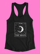 The Moon Card Racerback Tank -SmartPrintsInk Designs