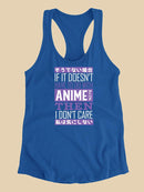 Funny Anime Quote Racerback Tank -SmartPrintsInk Designs