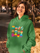 Colorful Shapes Hoodie -SmartPrintsInk Designs