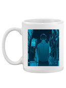 A Man In A City Mug -SmartPrintsInk Designs