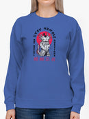 Stay Humble Axolotl Sweatshirt -SmartPrintsInk Designs