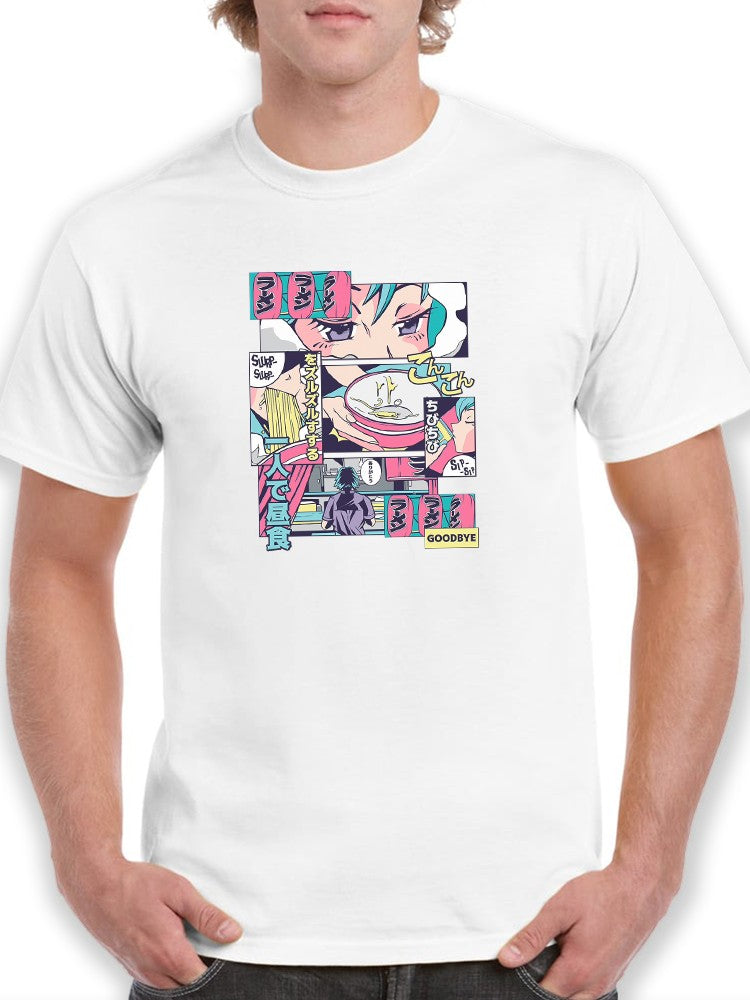 Ramen Comic T-shirt -SmartPrintsInk Designs