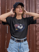 Chasing A Taco In Space T-shirt -SmartPrintsInk Designs