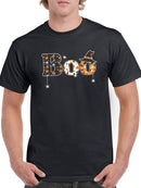 Boo In Halloween T-shirt -SmartPrintsInk Designs