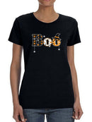 Boo In Halloween T-shirt -SmartPrintsInk Designs