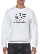 Celebrate Gun Diversity Sweatshirt -SmartPrintsInk Designs