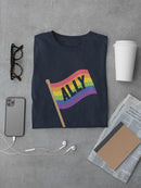 Rainbow Flag Ally T-shirt -SmartPrintsInk Designs