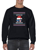 Let's Go Brandon! Christmas Sweatshirt -SmartPrintsInk Designs