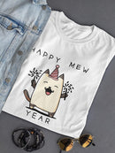 Happy New Year Kitten! T-shirt -SmartPrintsInk Designs
