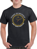 Time Is Money T-shirt -SmartPrintsInk Designs