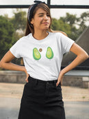 Cute Avocados T-shirt -SmartPrintsInk Designs