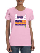 Periodic Table Of School T-shirt -SmartPrintsInk Designs