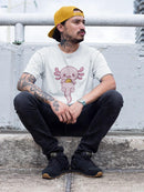 Axolotl Eating A Taco T-shirt -SmartPrintsInk Designs