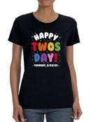 Happy Twosday! T-shirt -SmartPrintsInk Designs