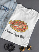 The National Pizza Day T-shirt -SmartPrintsInk Designs