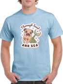 Through Land And Sea T-shirt -SmartPrintsInk Designs