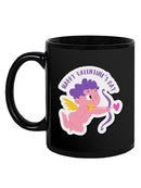 Happy Valentine's Day Cupid Mug -SmartPrintsInk Designs