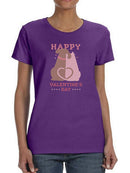 Happy Valentine's Day Dogs T-shirt -SmartPrintsInk Designs