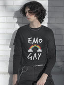 Emo Gay Rainbow T-shirt -SmartPrintsInk Designs