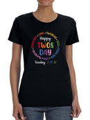 Happy Twos Day! T-shirt -SmartPrintsInk Designs