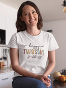 Happy Twosday 2 22 22 T-shirt -SmartPrintsInk Designs