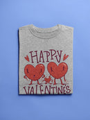 Happy Valentine's Day Hearts T-shirt -SmartPrintsInk Designs