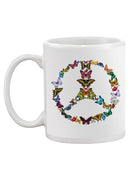Butterfly Peace Mug -SmartPrintsInk Designs