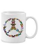 Butterfly Peace Mug -SmartPrintsInk Designs