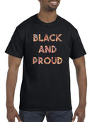 Black And Proud! T-shirt -SmartPrintsInk Designs
