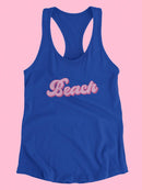 Beach Racerback Tank -SmartPrintsInk Designs