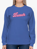 Beach Sweatshirt -SmartPrintsInk Designs