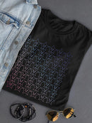 Happy Star Pattern T-shirt -SmartPrintsInk Designs