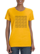 Face Pattern T-shirt -SmartPrintsInk Designs